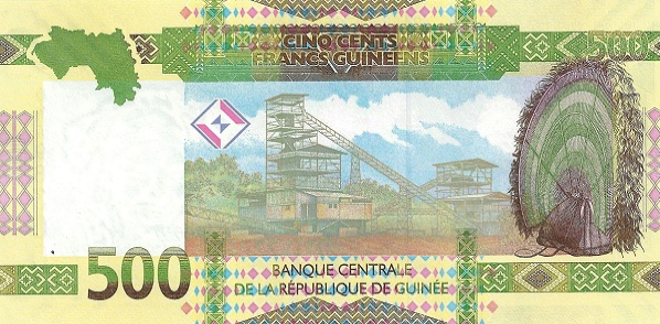 PN52b Guinea - 500 Francs (2022)